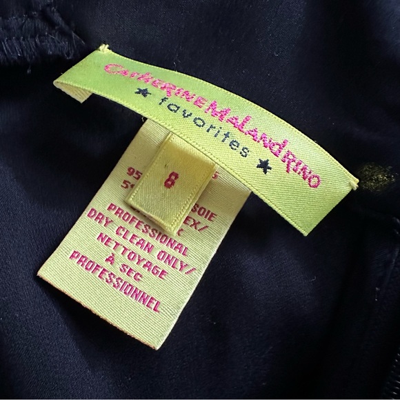 Catherine Malandrino Favorites Marion silk crepe sleeveless jumpsuit black - Picture 6 of 14